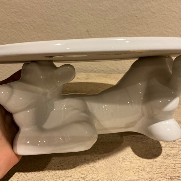 Disney Store Ceramic White Tigger Figural Cake Stand Plate - NEW Winnie the Pooh - Picture 4 of 8